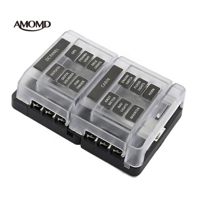 Amomd Standard Rv Travel Trailer Blade Fuse Box Blocks Blade Fuse Adaptor 12v 24v 32v 20a